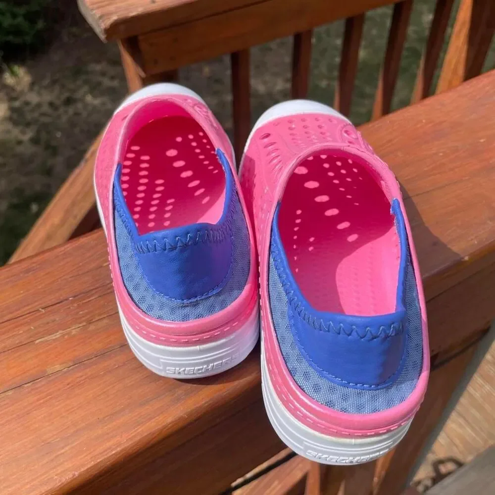 Skechers Kids 13 Pink Water shoes slip On Sandals